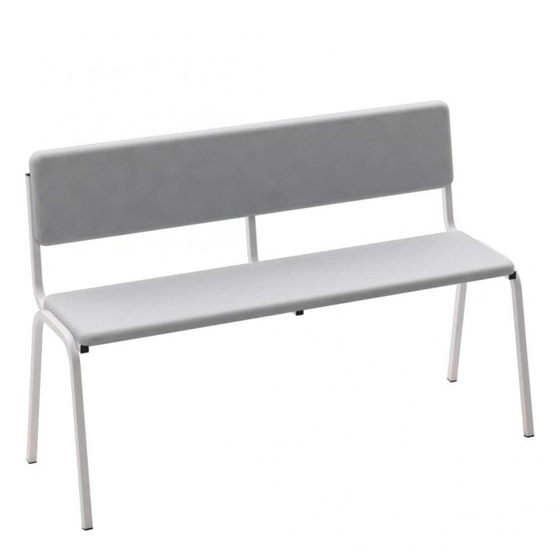 Лава зі спинкою, напівм'яка (шкірзам), на металевому каркасі, АНШАР ГРУП (0405), 1240х465х790 мм.